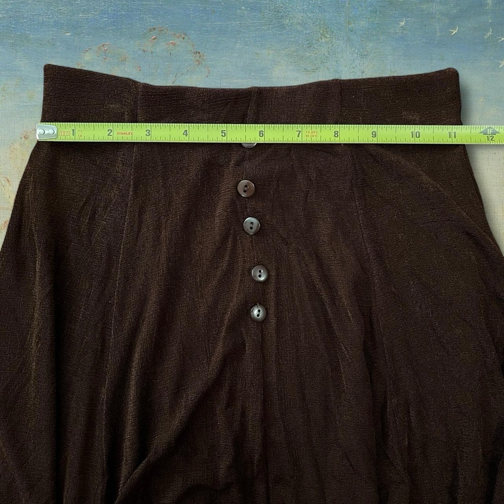 90s brown sailor skirt - Picture 4 of 4